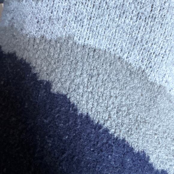 OAK + FORT Intarsia oversized sweater in blue & gray size XS - Picture 12 of 12